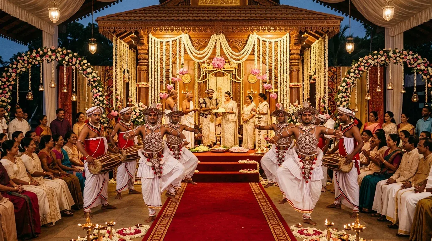 Sacred Poruwa Ceremony