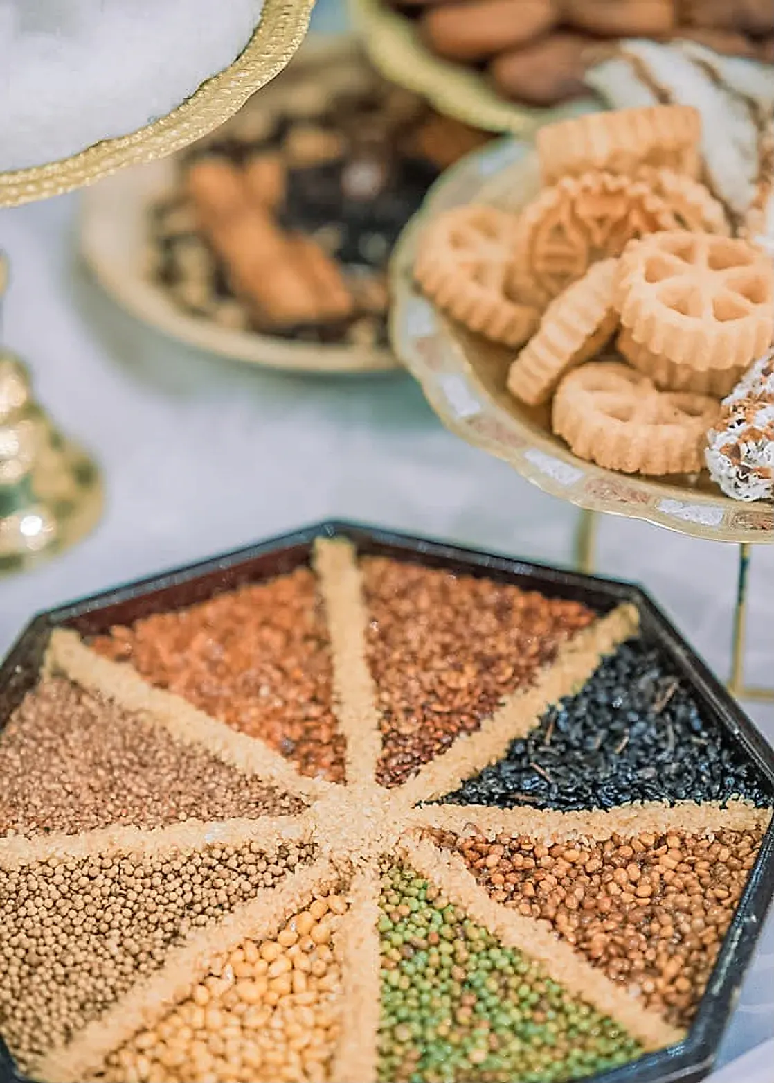 Traditional Sri Lankan Sweetmeats at Wedding Ceremony Hall, Sri Lanka