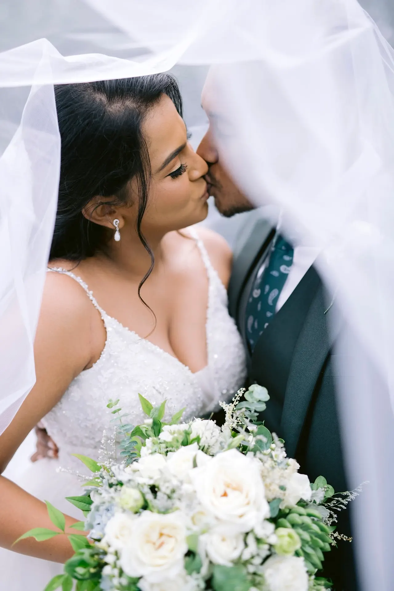 Veiled Kiss Portrait at Colombo, Sri Lanka